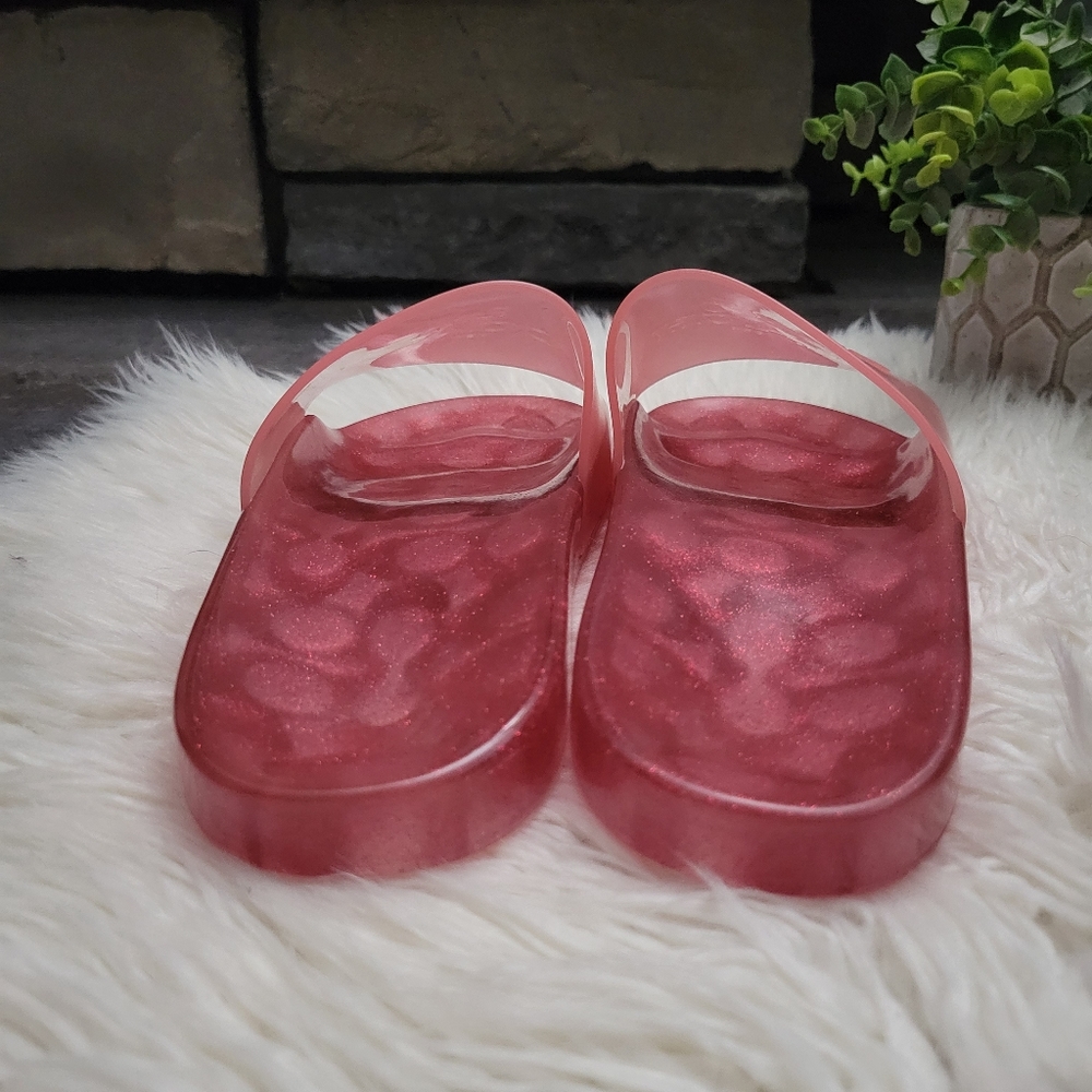 Coach Ulyssa Glitter Pool Slides Size 9 - image 6